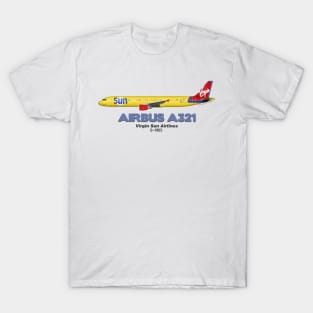 Airbus A321 - Virgin Sun Airlines T-Shirt